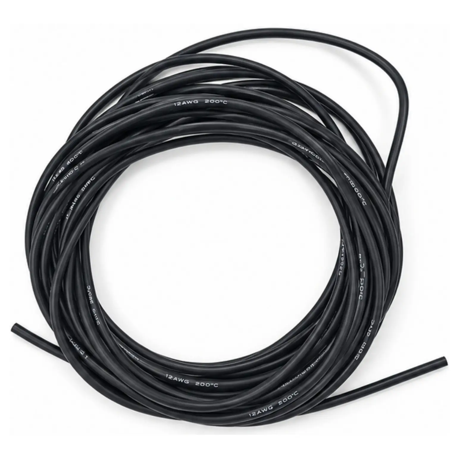 SILICONE WIRE 12AWG BLACK